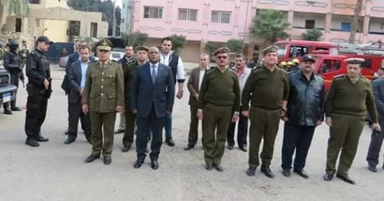 مدير أمن الغربية يتفقد خدمات تأمين الكنائس والمسجد الأحمدى بطنطا 
