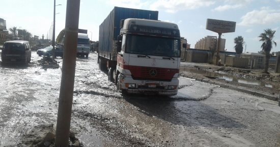 صور.. اضبط مخالفة.. عدم تمهيد طريق أم زغيو يعرقل حركة المرور بالإسكندرية