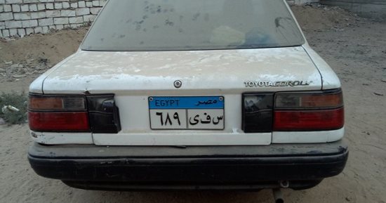 قارئ يبلغ عن سيارة مهملة لفترة طويلة بشارع الترولى فى مدينة السلام