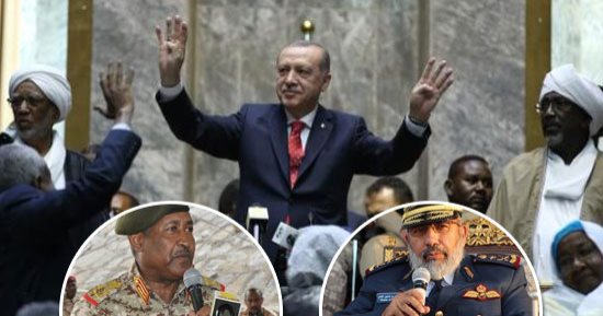 قوى الشر تجتمع فى الخرطوم برعاية البشير.. رؤساء أركان جيوش قطر وتركيا يجتمعون بنظيرهم السودانى لتوقيع اتفاقيات عسكرية.. الدوحة وأنقرة يخترقان أراضى السودان.. وجزيرة "سواكن" بوابة العثمانيين الجدد للبحر الأحمر