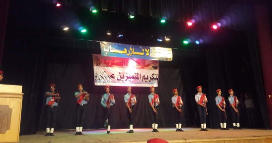صور.. عرض عسكرى لفرقة هواة الموسيقى بقصر ثقافة دمياط