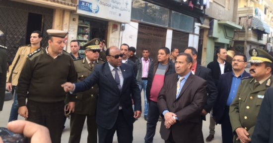 فيديو وصور.. مدير أمن الغربية يستعرض القوة بمناسبة أعياد الأقباط بالمحلة