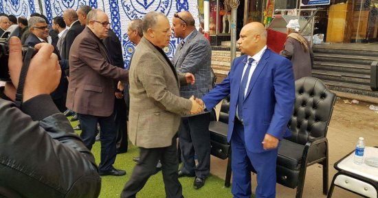 رئيس الاتحاد المصري لكرة القدم ورؤساء الاندية يشاركون فى عزاء ناشئ الزمالك