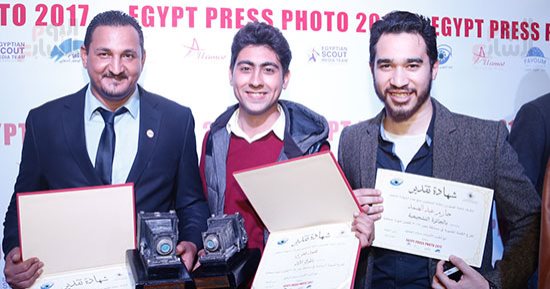 "اليوم السابع " تحصد 3 جوائز بمسابقة شعبة المصورين بنقابة الصحفيين