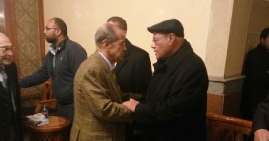 شخصيات عامة و أنصار الجماعة الإرهابية فى عزاء زوجة سليم العوا اليوم السابع