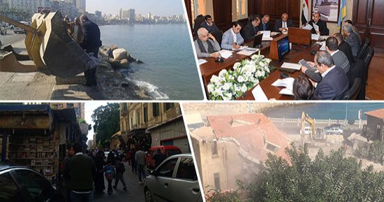 صور.. تحويل "قصر المنتزه والميناء القديم وقلعة قايتباى ورأس التين" لمحمية تراثية بالإسكندرية .. المحافظ يؤكد: تطوير شارع النبى دانيال بـ27 مليون جنيه.. ويطالب بمحاكم متخصصة للفصل فى قضايا التراث