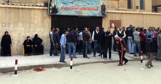 تفاصيل 30 دقيقة نزفت فيها دماء المسلمين والأقباط أمام كنيسة مارمينا بحلوان
