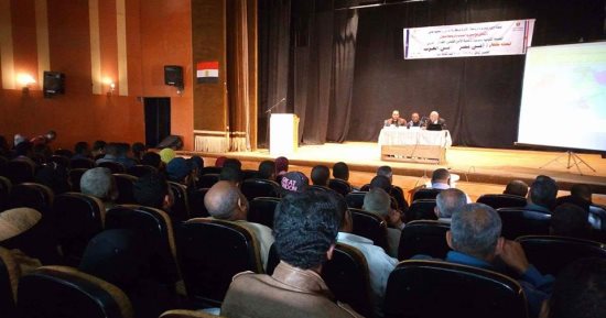 صور.. الحملة القومية للتوعية بأهمية الأمن القومى المصرى العربى بقصر ثقافة أسوان