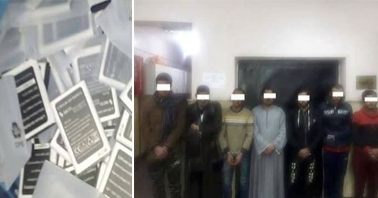 تفاصيل التحقيقات مع المتهمين بسرقة 15 ألف بطارية لأول هاتف مصرى.. المتهمون تتبعوا سيارة النقل بالطريق الإقليمى واستخدموا "مقص حديدى" لقص القفل وسرقة المحتويات.. وبرلمانى يساعد الأمن فى القبض على المتهمين