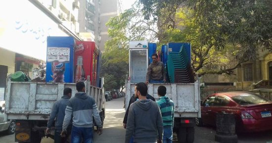 حملات مكبرة لإزالة الإشغالات فى حى شرق الإسكندرية