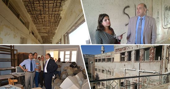 صور.. بعد إغلاق 8 سنوات.. "اليوم السابع" داخل أقدم مبانى جامعة الإسكندرية أثناء ترميمه.. عميد التجارة: تحويله لنماذج محاكاة للبورصة والبنوك والشركات العالمية ومحكمة اقتصادية.. والطلاب يبدأون تطوير أعمال المبنى