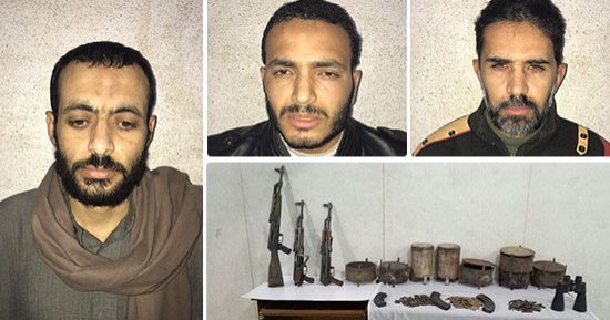 مقتل 3 عناصر إرهابية من حركة حسم وضبط 10 آخرين فى مداهمات أمنية