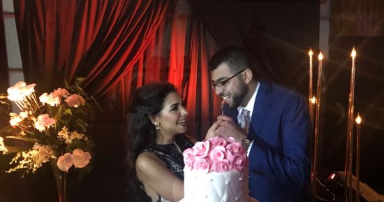 صور.. عميد فنون جميلة الزمالك تحتفل بخطوبة ابنتها ريهام على محمد ضياء