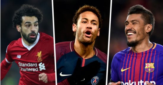محمد صلاح أفضل صفقة فى "بيج 5" لعام 2017.. وترتيب صادم لنيمار