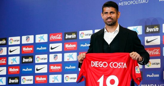 دييجو كوستا على مقاعد بدلاء أتلتيكو مدريد فى كأس إسبانيا للمرة الأولى