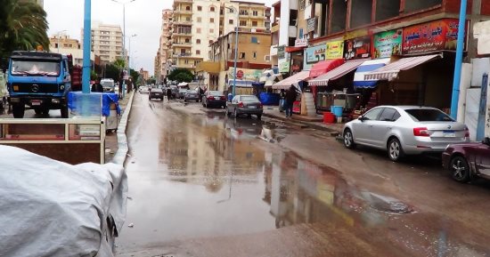 أمطار بالإسماعيلية وعدم تأثر عبور السفن بقناة السويس