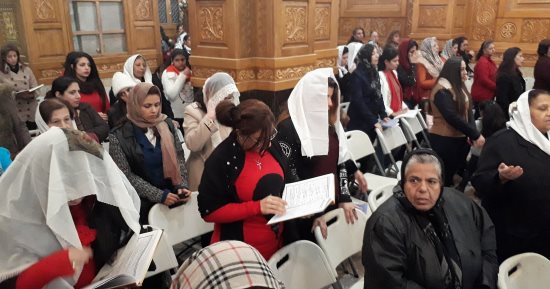 صور.. آلاف الأقباط يؤدون قداس ‏‎رأس السنة بكنائس بورسعيد