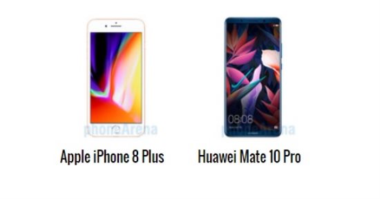 إيه الفرق.. أبرز الاختلافات بين أيفون 8 بلس وهواوى Mate 10 Pro