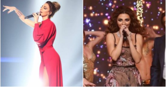 ميريام فارس تظهر بإطلالتين مختلفتين فى نفس اليوم من إيلى صعب ورامى القاضى
