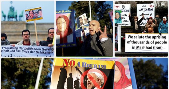 عواصم العالم تنتفض لدعم ثورة الفقراء فى إيران