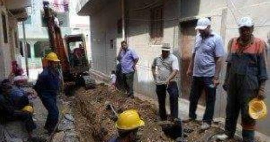 بدء توصيل الغاز الطبيعى لبيلا وإصلاح خط الصرف بالبرلس بكفر الشيح