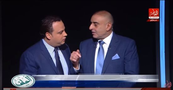 فيديو.. تامر عبد المنعم يقتحم استوديو "الملف"..ويطالب عزمى مجاهد بإنهاء برنامجه