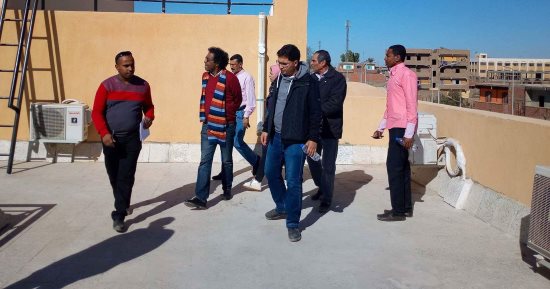 أحمد عواض يتفقد قصر ثقافة المنصورة ويجتمع بالعاملين