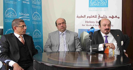 رئيس مدينة زويل: 352 مليون جنيه تكلفة معهد حلمى للعلوم الطبية (صور)