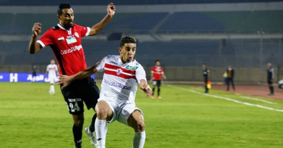 الطلائع يتقدم على الزمالك بهدف صلاح أمين بعد 65 دقيقة