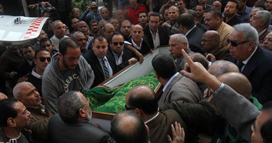 تشييع جنازة الكاتب الراحل إبراهيم نافع من مؤسسة الأهرام