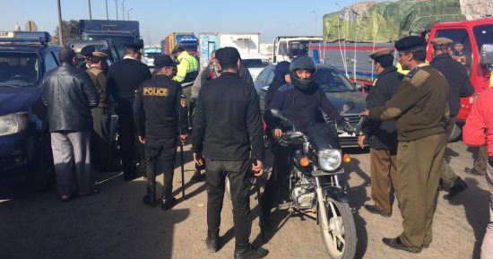 تحرير 1415 مخالفة متنوعة خلال حملة مرورية بالإسماعيلية