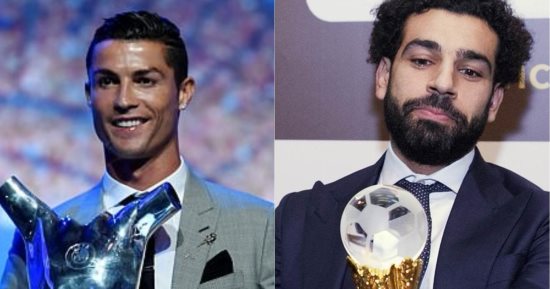 صور.. محمد صلاح ينضم إلى رونالدو ونيمار فى الأفضل قاريا بـ2017