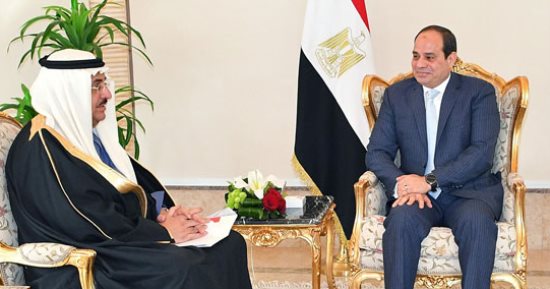 السيسى مستقبلا وزير الخدمة المدنية السعودى: علاقاتنا بالمملكة استراتيجية