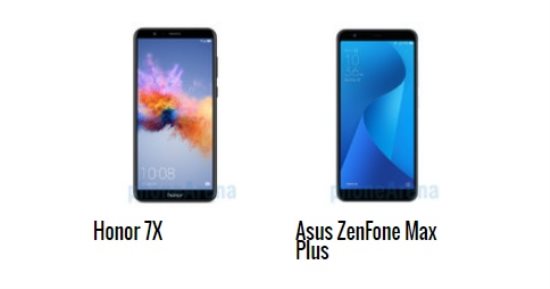 إيه الفرق.. أبرز الاختلافات بين هاتفى Honor 7X وأسوس ZenFone Max Plus
