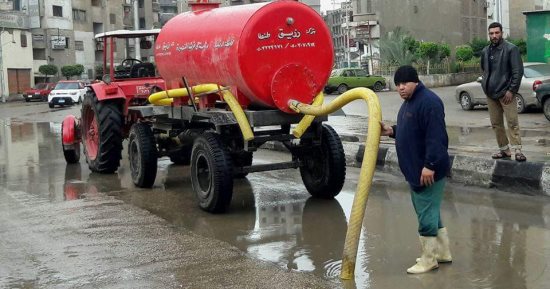 مياه الدقهلية تعلن حالة الطوارئ بسبب سوء الأحوال الجوية 