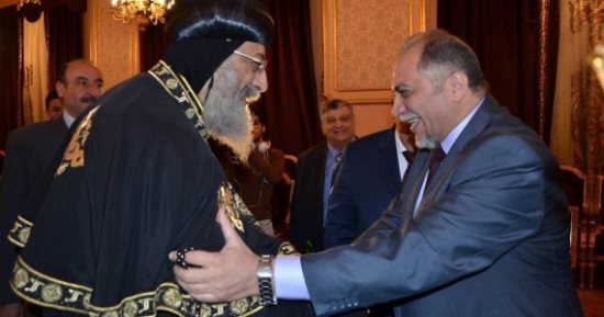رئيس الأعلى للطرق الصوفية يلتقى البابا تواضروس للتهنئة بعيد الميلاد المجيد