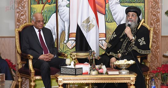 على عبدالعال: لا تفرقة فى مصر.. و7 يناير عيد المصريين وليس الأقباط فقط (صور)