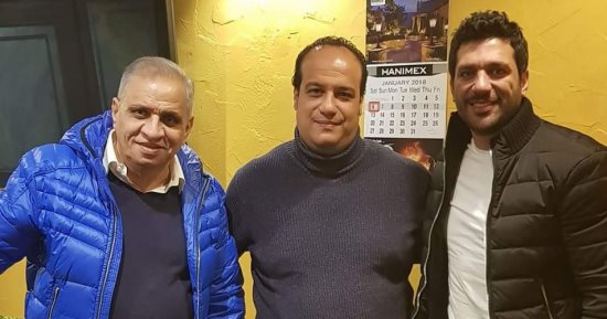 حسن الرداد والسبكى يتابعان عرض "عقدة الخواجة" فى "سيتى ستارز"  