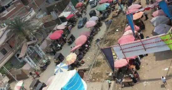 سكان منية النصر فى الدقهلية يشتكون من العشوائيات