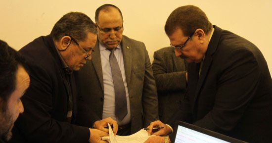 صور.. هانى ضاحى يتقدم بأوراق ترشحه نقيبا للمهندسين على رأس قائمة "فى حب مصر"