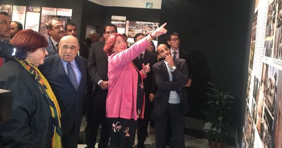 مكتبة الإسكندرية تفتتح معرض "معبد ملايين السنين" لأمنحتب الثالث.. صور