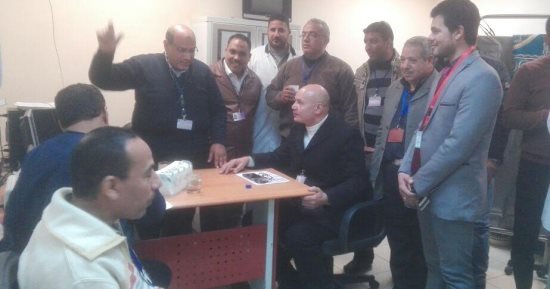 وفد من الحجر الصحى للتفتيش على سلامة الإجراءات بمطار أسيوط الدولى