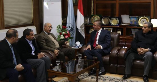  محافظ كفر الشيخ يستقبل رئيس الهيئة العامة للثروة السمكية 