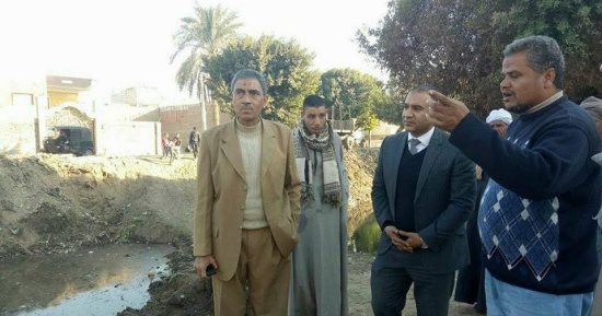 رئيس مدينة أبوقرقاص بالمنيا يتفقد أعمال إحلال وتجديد بعض الكبارى