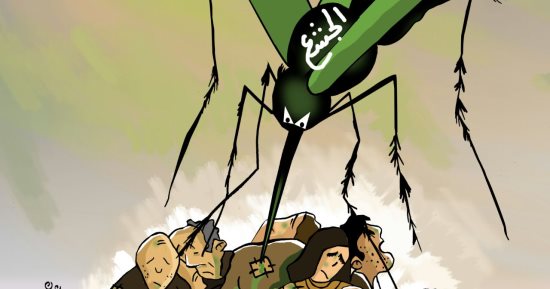 حال الدنيا.. جشع التجار يمتص دماء المواطنين فى كاريكاتير اليوم السابع