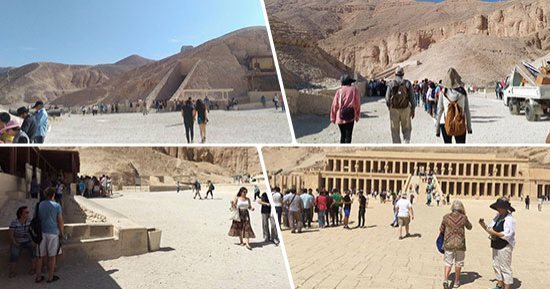 صور.. مرشد سياحى: شحوط المراكب لم يؤثر على الحركة السياحية بالأقصر