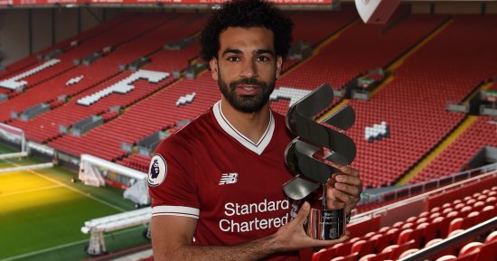 محمد صلاح أفضل لاعب فى ليفربول للمرة الرابعة