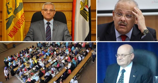 امتحانات الجامعات فى أسبوعها الأخير.. "البابل شيت" يقتل الغش.. جامعة الزقازيق: حالات التجاوز معدومة.. الخشت: إعلان النتائج بحد أقصى منتصف مارس.. رئيس "المنيا": سيدات يتأكدن من هوية المنتقبات