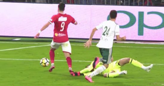 قصة هدف.. أزارو يستغل خطأ أحمد مسعود ويخطف السوبر للأهلى من المصرى