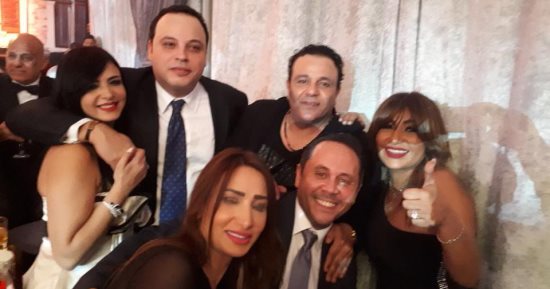 صور.. الصلح بين محمد فؤاد وتامر عبد المنعم بسبب مسلسل الضاهر